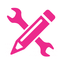 pencil wrench icon
